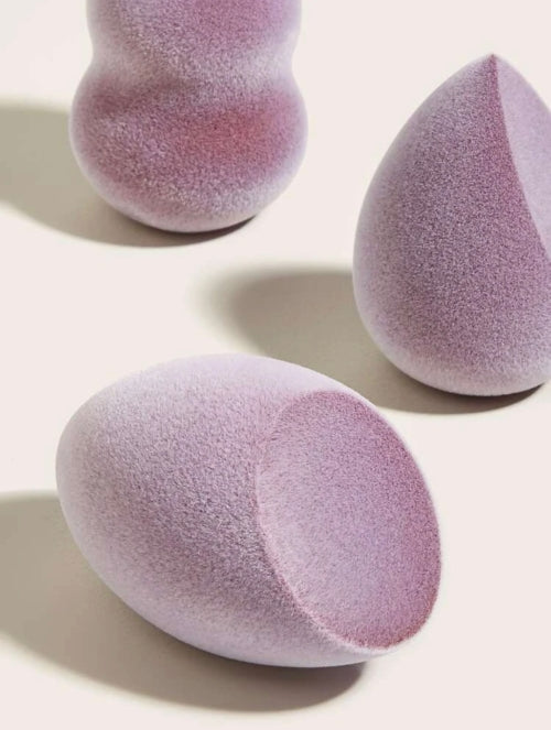 3x bureți Make-up Purple