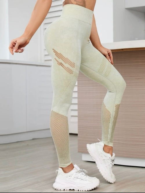 Colanți modelatori Breathable, verde prăfuit