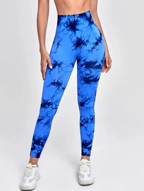 Colanți modelatori Marmo blue Softness