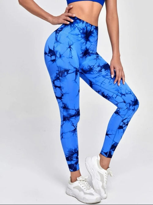 Colanți modelatori Marmo blue Softness
