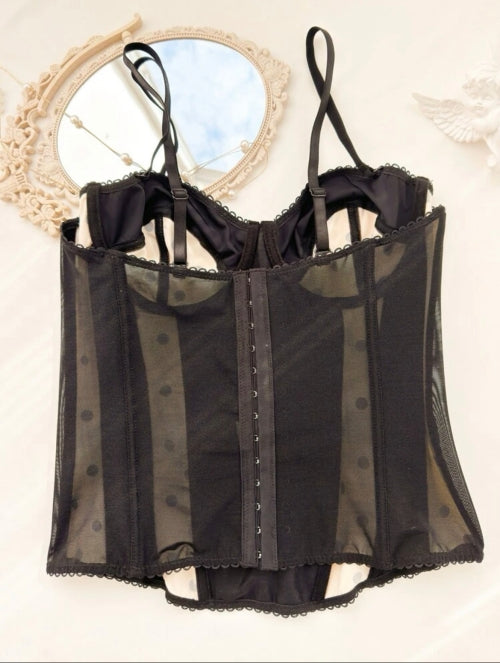 Corset Spheres, negru/bej
