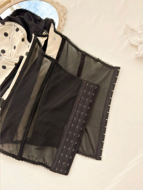 Corset Spheres, negru/bej