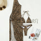 Costum de baie 3 piese Halter Leo