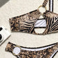 Costum de baie 2 piese Animal Print