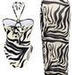Costum de baie 2 piese Summer Zebra