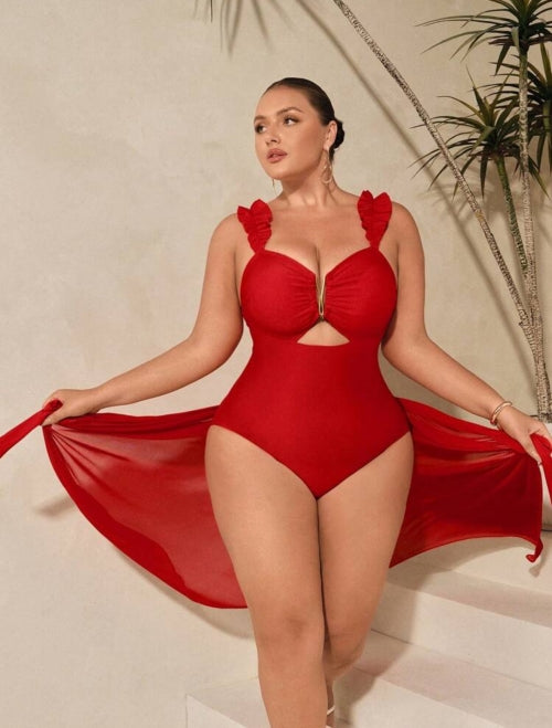 Costum de baie 3 piese Red-Plus
