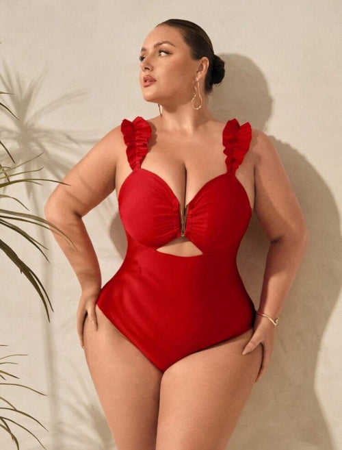 Costum de baie 3 piese Red-Plus