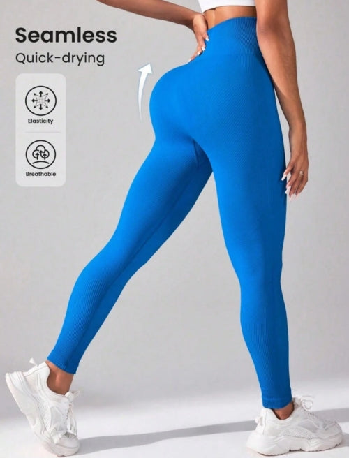 Colanți fitness Blue SeamLuxe