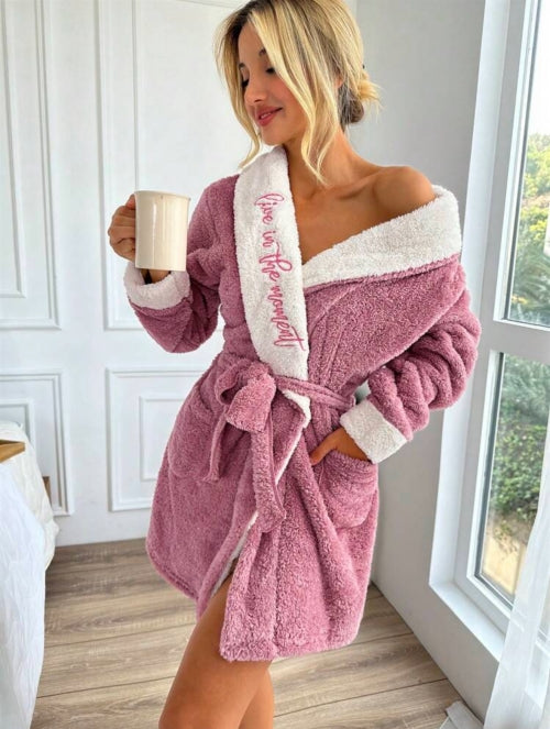 Halat pufos Love Robe