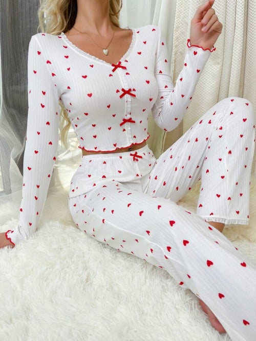 Pijama 2 piese Little Hearts