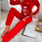 Pijama 2 piese roșie HOHOHO