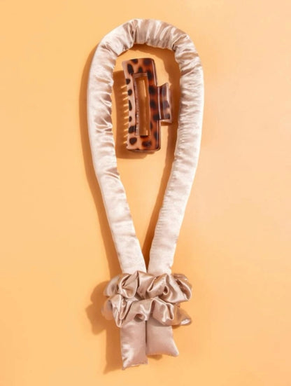 Ondulator pentru par Curly alb, roz, print, nude