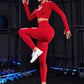 Compleu fitness Air roșu, negru
