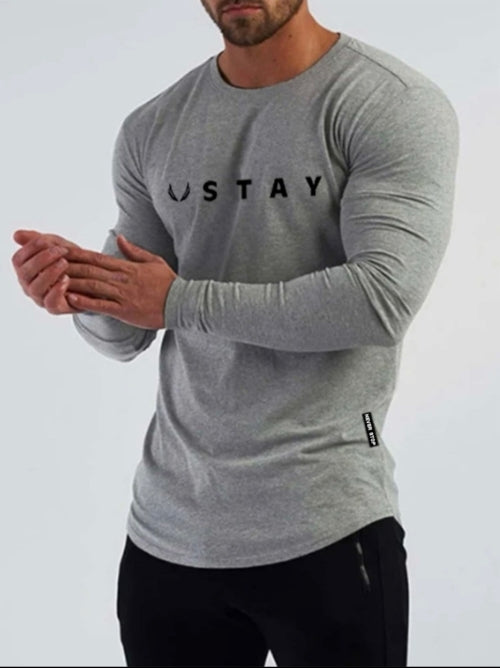 Bluză fitness bărbați Under Stay, gri