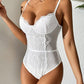 Body elegant Pure Ameera, alb, negru